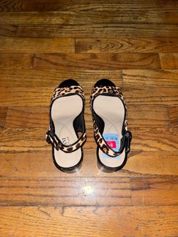 Cute leopard-print heels 🐆🖤