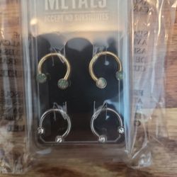 Morbid Metals Nose Ring Set