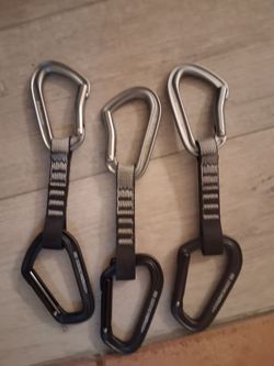 Rock Climbing Quickdraws Set of 3
