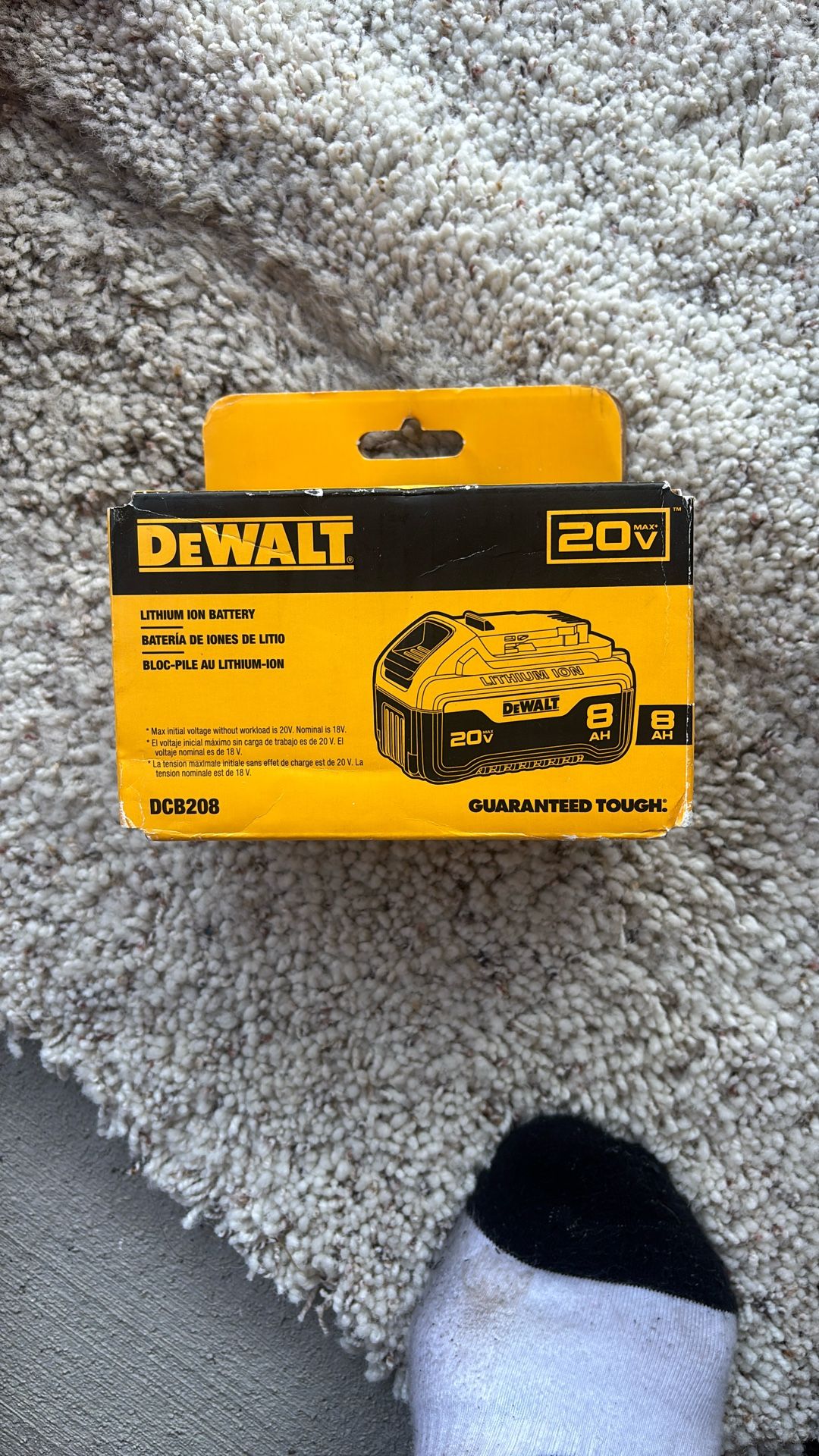 Dewalt 20v 8ah Battery 