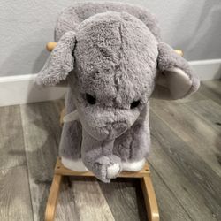Wooden Rocking Elephant 