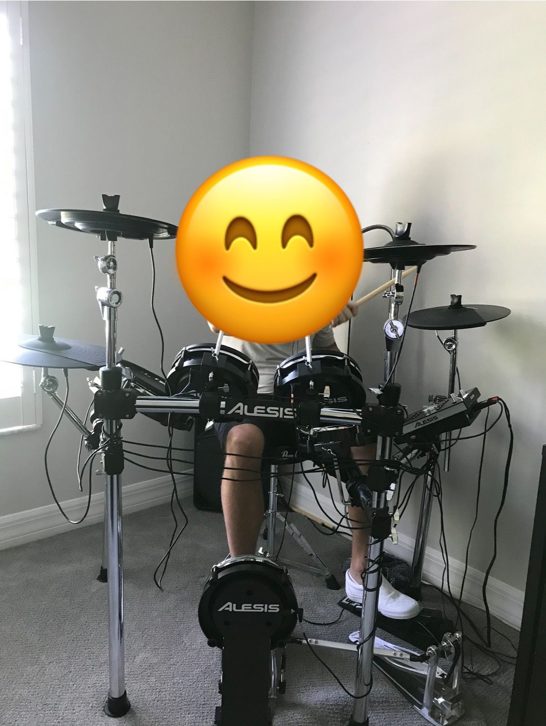 Electric Drum Set Alesis DM10 MKII Studio Kit Double BassCOMPLETE DRUM BUNDLE