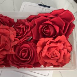 Red Roses For Decoration