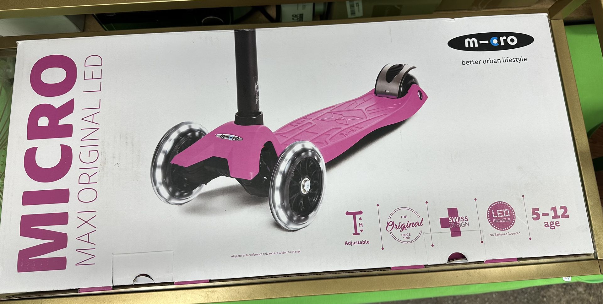 Maxi Kick Scooter with LED Lights  (5-12 Years)