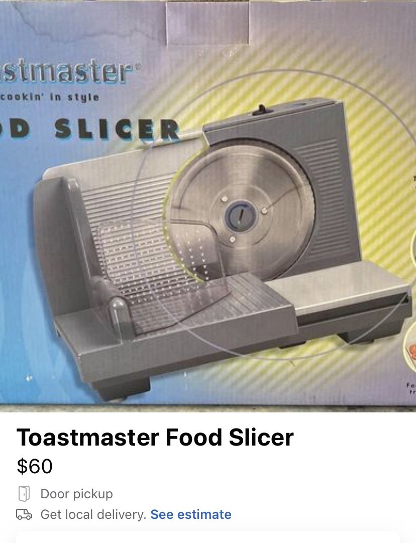 Toastmasters  Food Slicer 