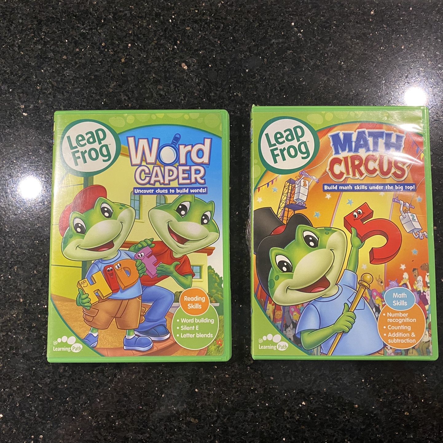 知育玩具 LeapFrog DVD set & Reader & word caper Leapfrog code word caper talking words factory 2 SHELF62M
