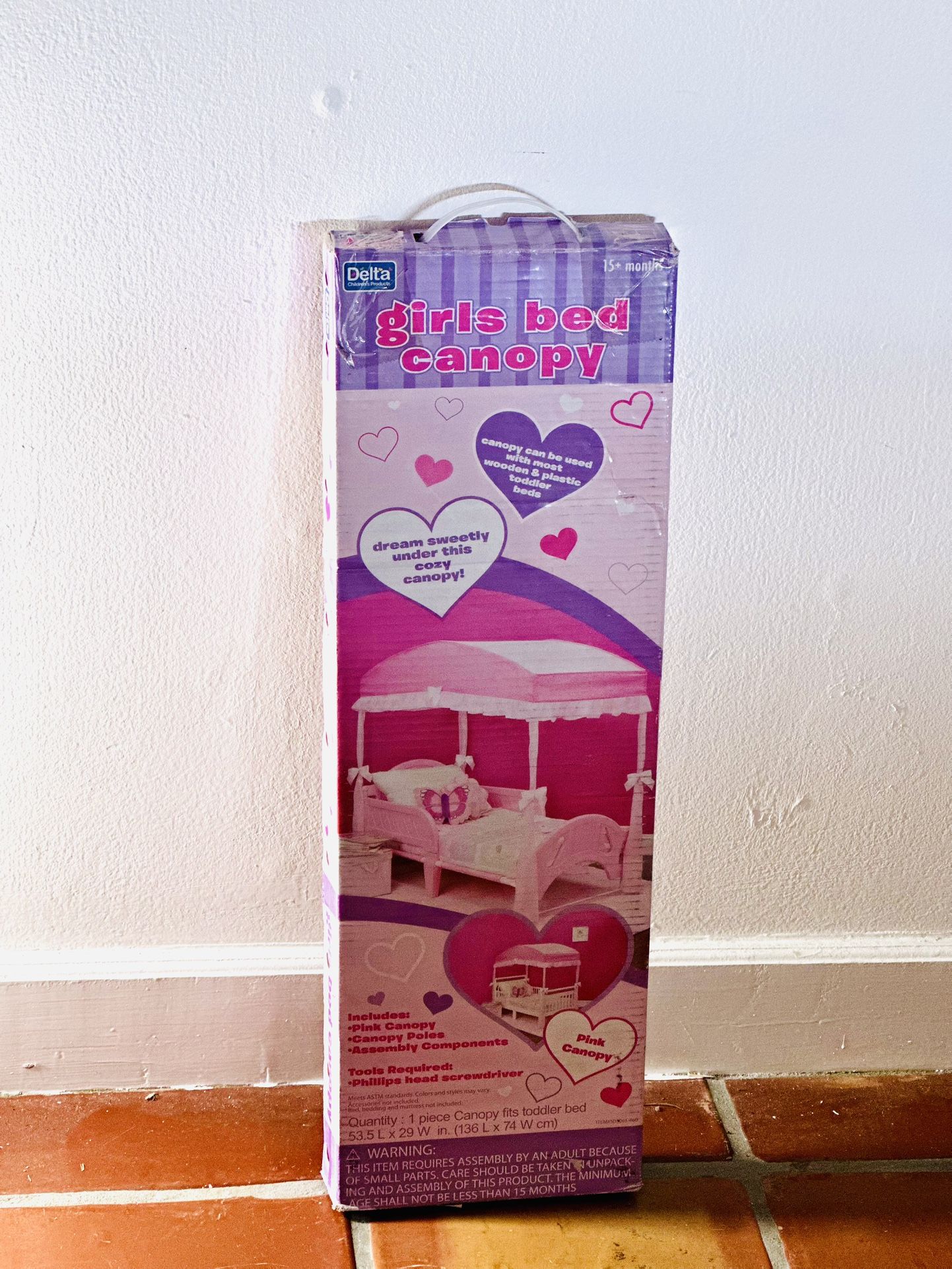 Delta Girls Canopy for Toddler