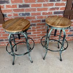 Bar Stools Set Of 2 