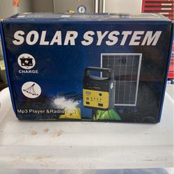 Solar System MP3 Player And Charging station 