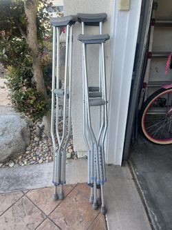 Crutches 10 Dollars A Set