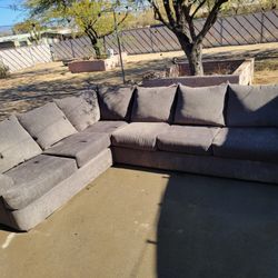 Beautiful L Shape Sectional Grey 
