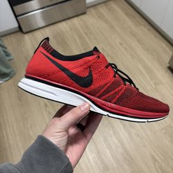 Nike Red Flyknit Trainer