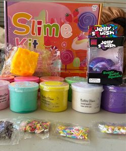 Slime kit and squeeze