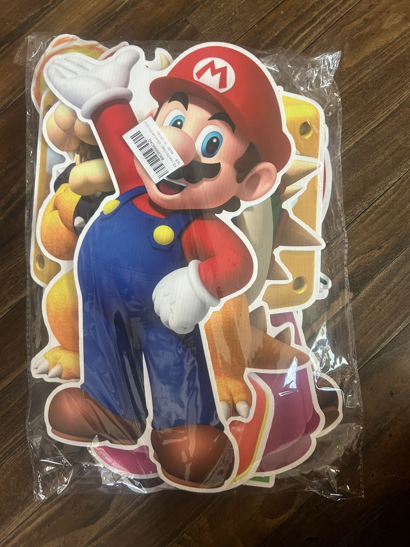 8 Pc Mario Brothers Princess Peach Luigi Bowser Birthday Party Decorations