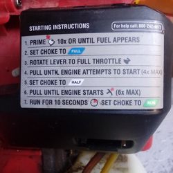 2 Nice looking red color blowers