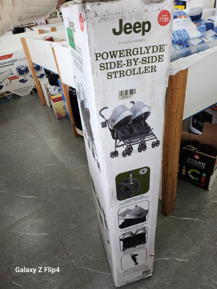 Jeep Poweglyde Side By Side Stroller