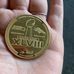 Super Bowl Coin Seahawks Vs Broncos 