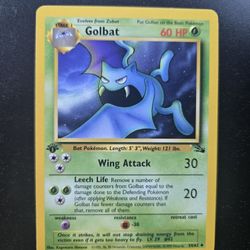 Pokemon Fossil 1st Edition Golbat