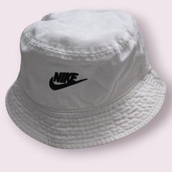 Nike Apex White Bucket Hat - Adult