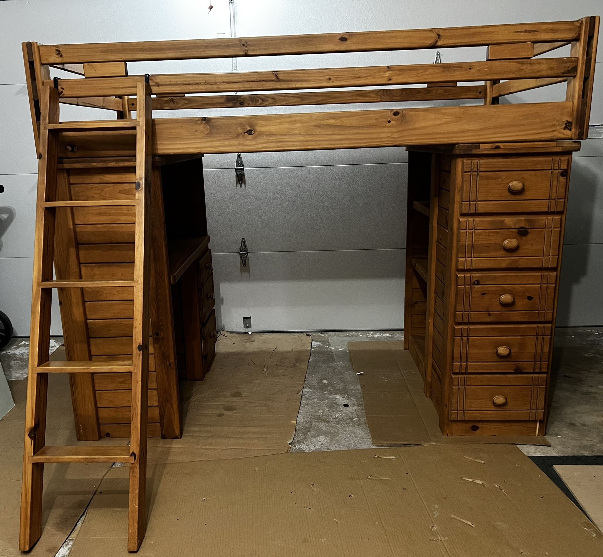 Arbor Creek Bunk Bed with Desk & Storage Combo by Canyon