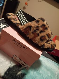 Leopard juicy couture slide size 9