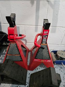 6 Ton Jack Stands and Wedges NWT
