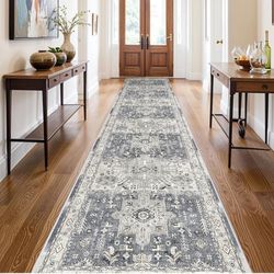 Washable Hallway Runner Rug 3x14