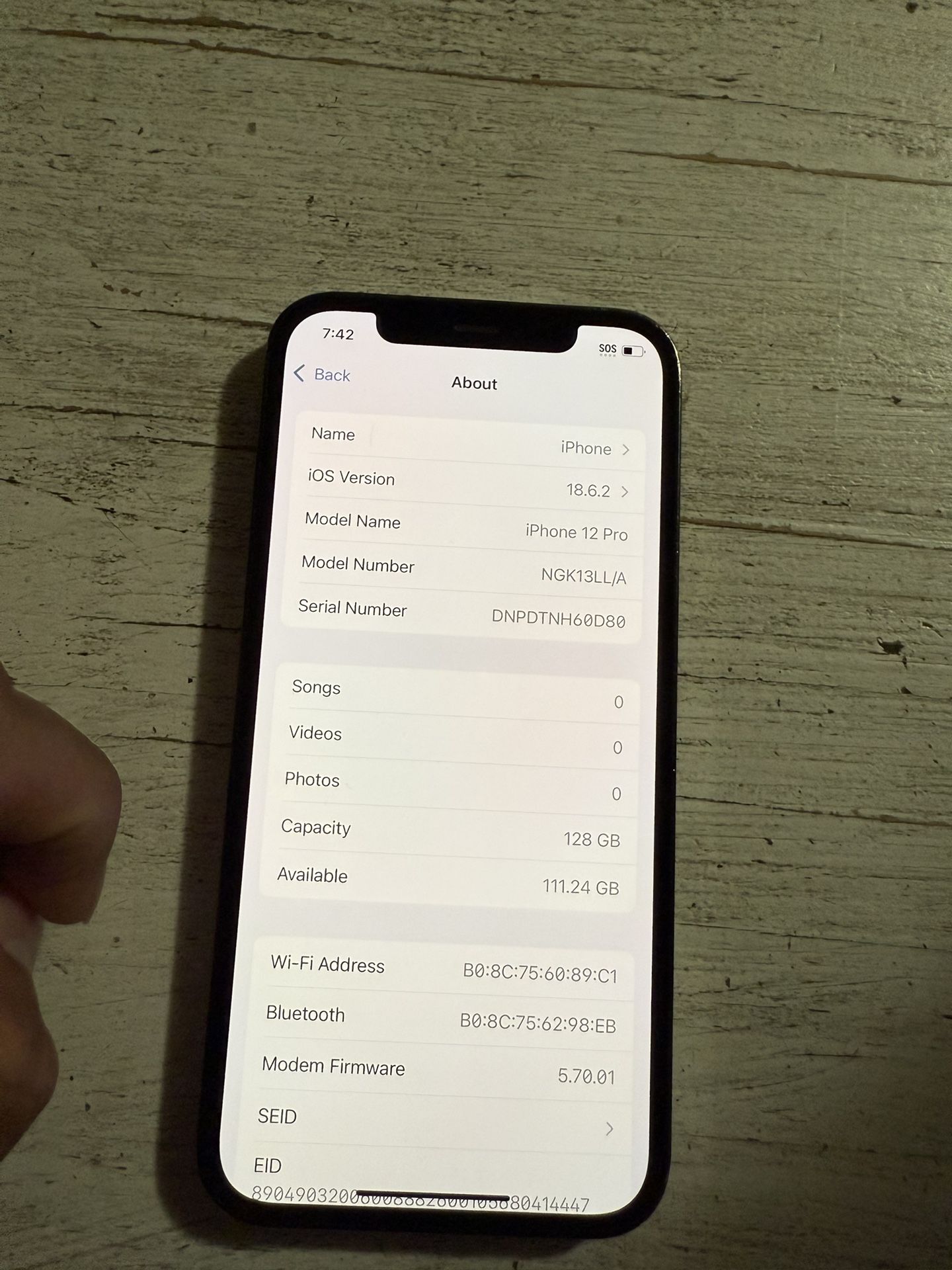 iPhone 12 Pro. 