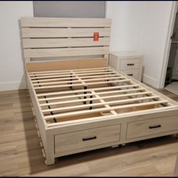 Brand New Queen Bed With Storage- Finance Available 