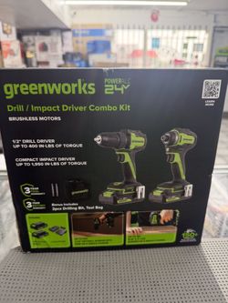 Greenworks Drill Combo Kit