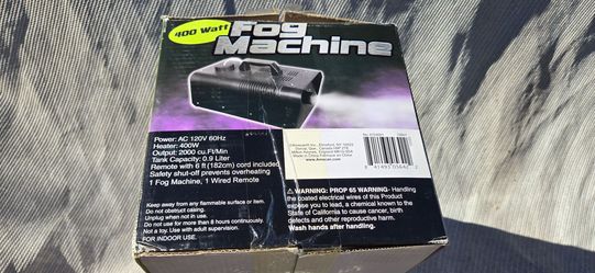 Fog machine
