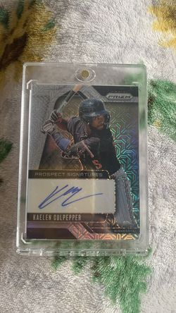 Kaelen Culpepper mlb autographed trading card