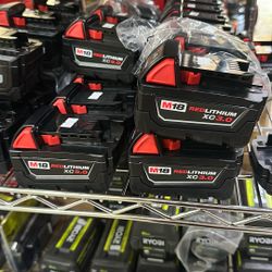 Assorted Milwaukee M12  & M18 Batteries (prices Vary)