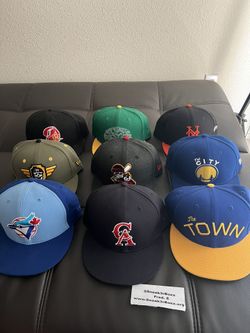 New Era Baseball Fitted Hats 7 7/8