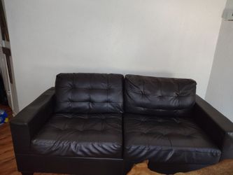 Leather sofa
