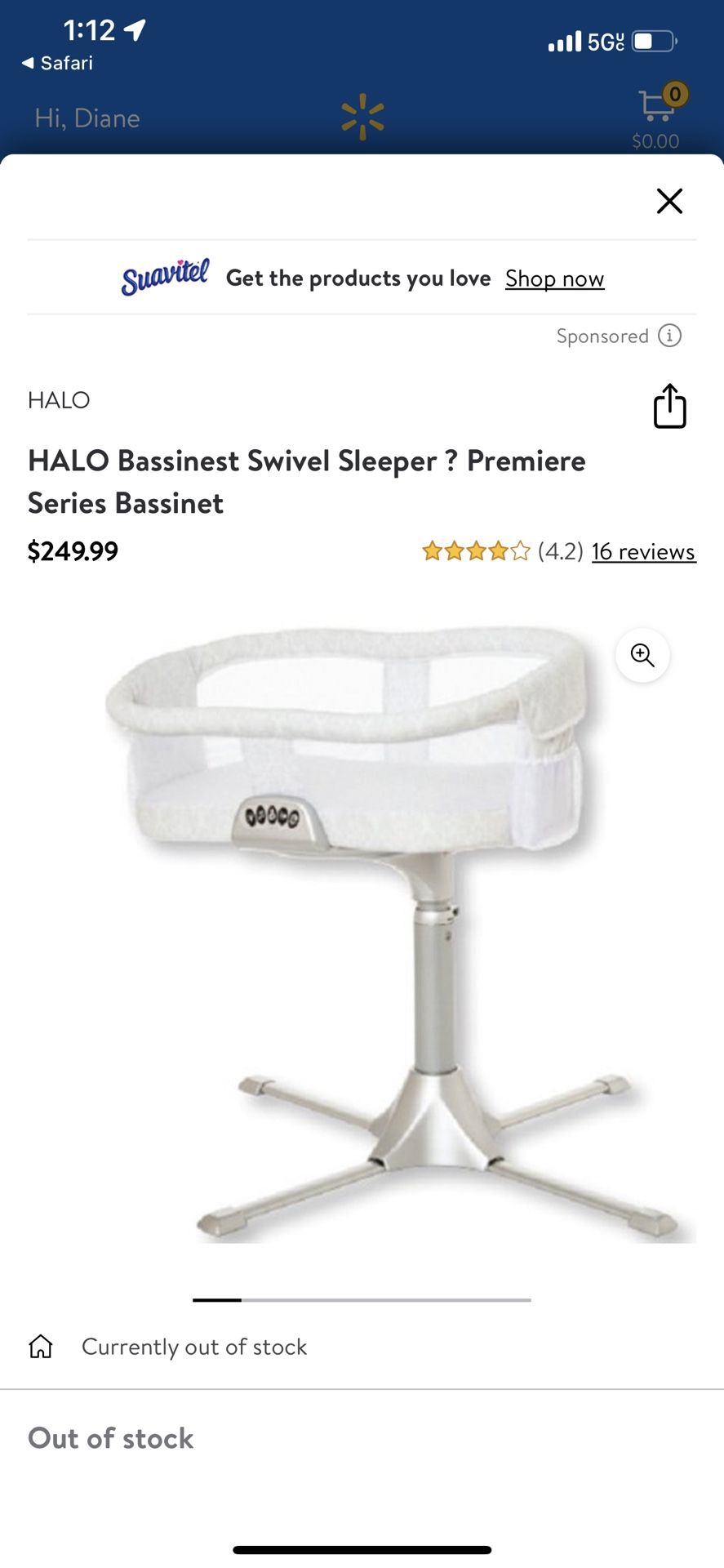 Halo Bassinet Premiere Series Soothing