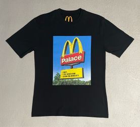 Palace Skateboards x McDonald's Sign T-Shirt Black Size Medium