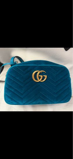 New Gucci GG Marmont Velvet Camera Bag