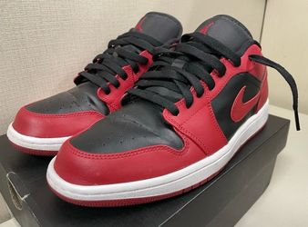 Nike Air Jordan 1 Low Reverse Bred 553558-606 Men’s US Size 9.5