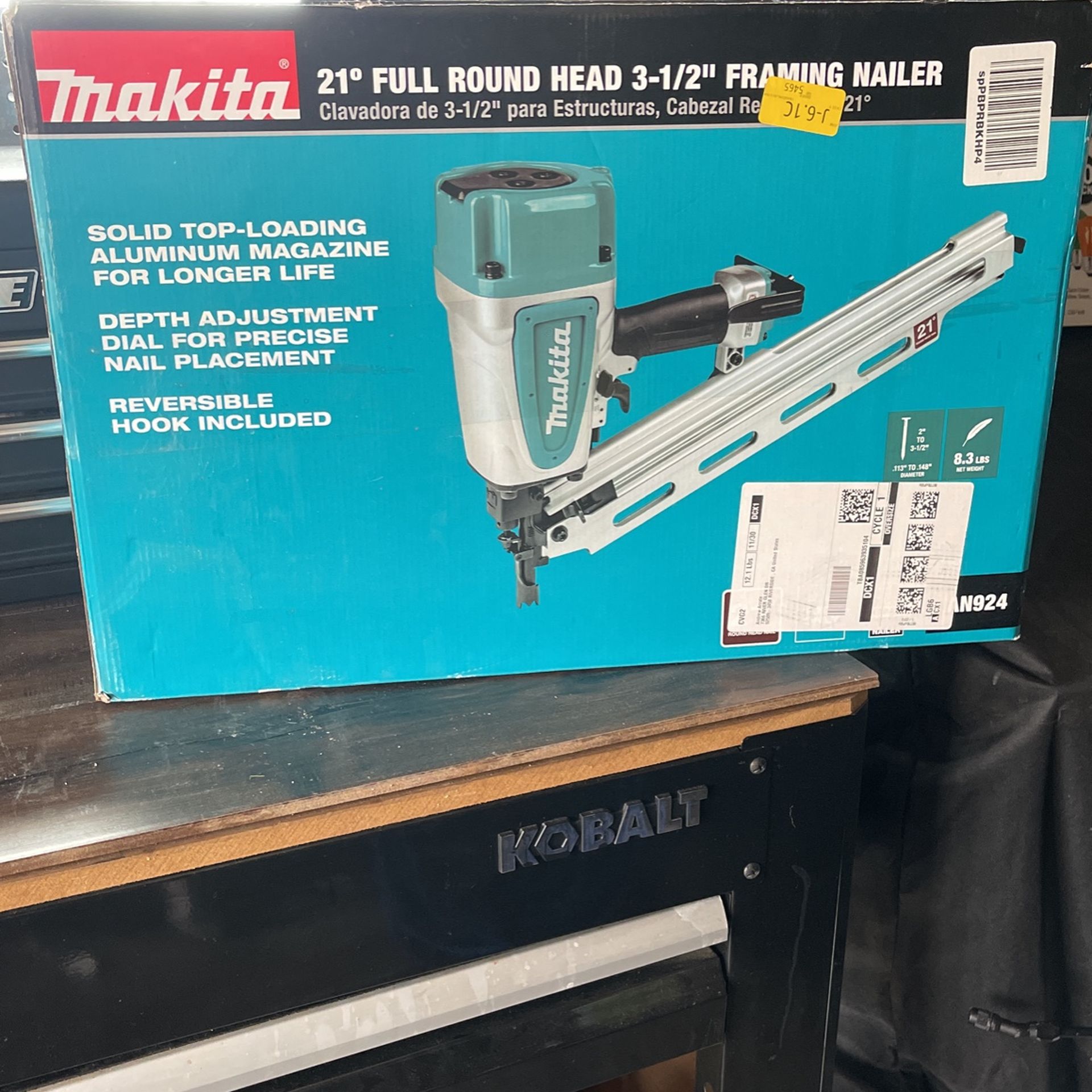 Makita 21” Framing Nailer