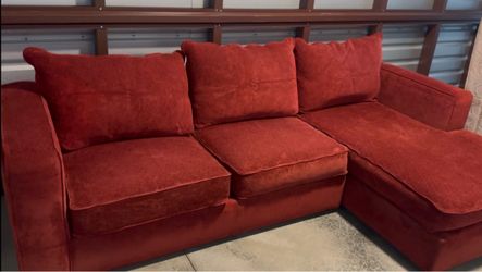 Red sectional