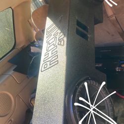 Ported dual Sub Box For Silverado 99-06 Extended Cab 