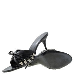Balenciaga size 36 cagole 70 leather mule sandal *authentic*