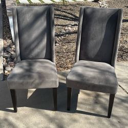 Pair of cloth chairs