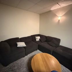 Thomasville Grey Modular  Sectional Sofas Ottoman W/ Storage