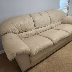 Leather sofa