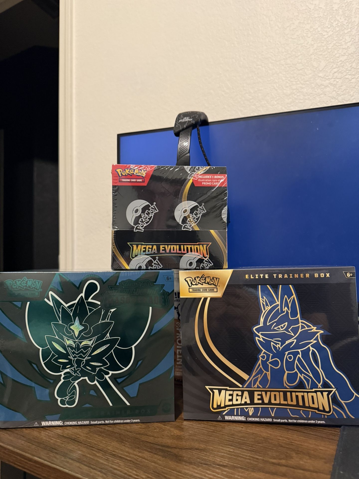 Pokemon Enhanced Mega Evolution Booster Box, Mega ETB, Twilight Masquerade ETB