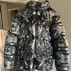 Purple & BBC Leather Sleeves Starter Coats 