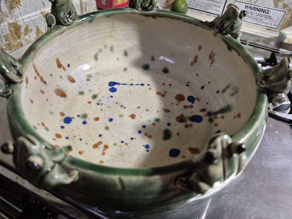 Antique Frog Bowl
