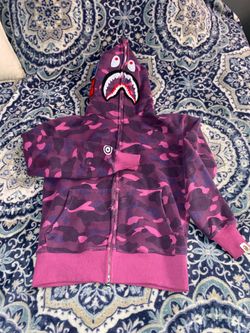 PURPLE BAPE FULL ZIP